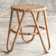 Jayson Rattan Lasio Accent Stool